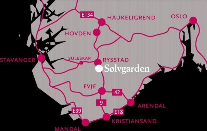 Solvgarden Hotel Rysstad Exterior foto